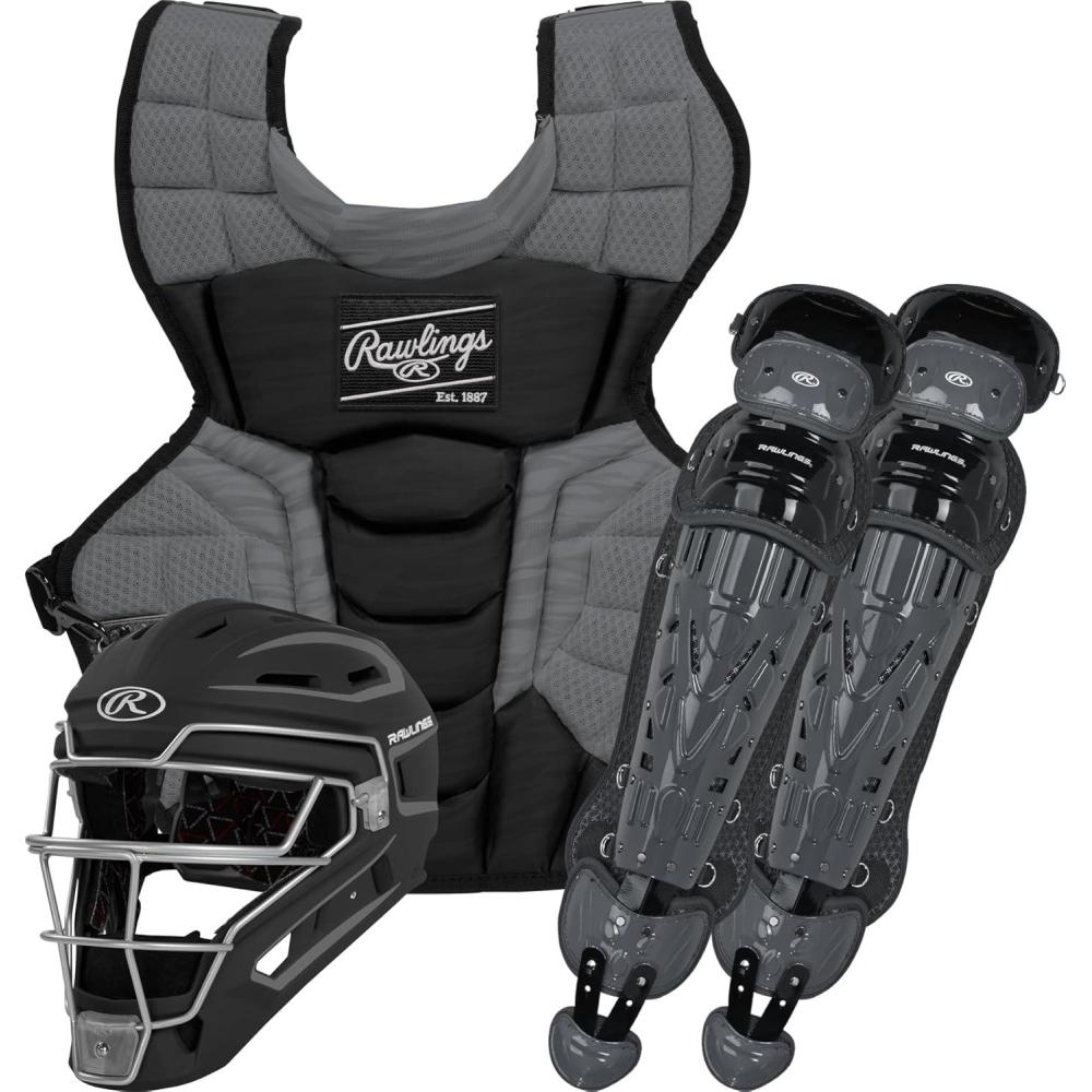 imageRawlings Rawlings  Velo 20 Catchers Set  Baseball  Multiple Sizes  Multiple ColorsBlack  Graphite