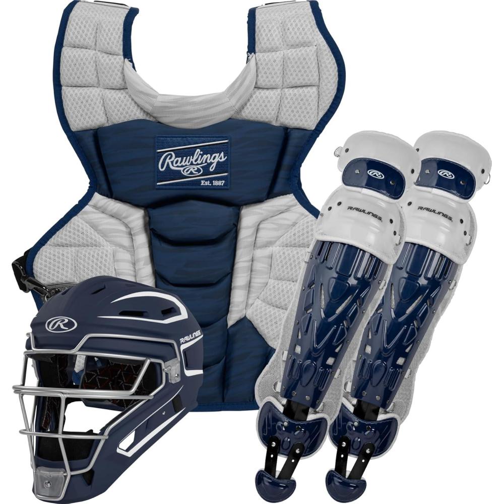 imageRawlings Rawlings  Velo 20 Catchers Set  Baseball  Multiple Sizes  Multiple ColorsNavy  White