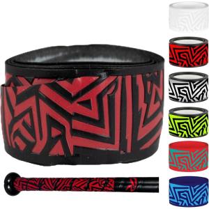 Rawlings | 1.00mm / 1.80mm / 2.75mm Bat Grip | Baseball / Softball | Multiple Colors(Red & Black)