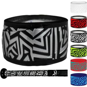 Rawlings | 1.00mm / 1.80mm / 2.75mm Bat Grip | Baseball / Softball | Multiple Colors(Silver & Black)