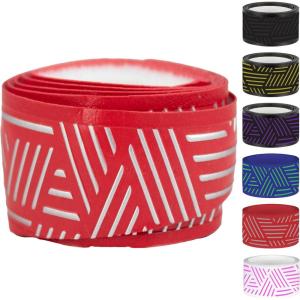 Rawlings | 1.00mm / 1.80mm / 2.75mm Bat Grip | Baseball / Softball | Multiple Colors(Silver & Red)