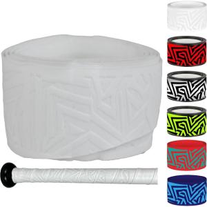 Rawlings | 1.00mm / 1.80mm / 2.75mm Bat Grip | Baseball / Softball | Multiple Colors(White | Standard Thickness)