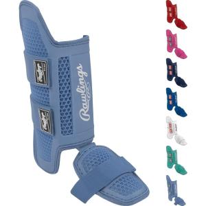 Rawlings | Batter’s Leg Guard | Baseball / Softball | Small & Large Sizes | Multiple Colors(Columbia Blue)