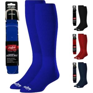 Rawlings | Belt & Socks Combo | Baseball/Softball | Multiple Sizes & Colors(Royal)