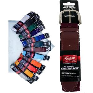 Rawlings | Elastic Game Day Belt | Baseball/Softball | Adult/Youth | Multiple Colors(Maroon)