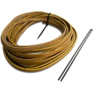 Rawlings | Glove RE-LACE Pack | Baseball/Softball | 4 pcs. Standard 3/16″ X 72″ Lace with Lacing Tool | Multiple Colors(Tan)