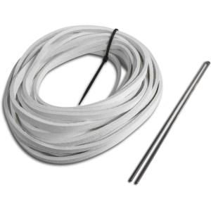 Rawlings | Glove RE-LACE Pack | Baseball/Softball | 4 pcs. Standard 3/16″ X 72″ Lace with Lacing Tool | Multiple Colors(White)