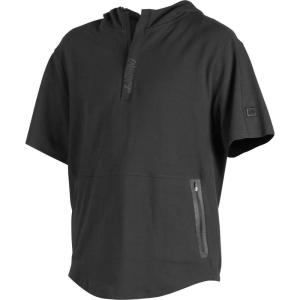 Rawlings | Half-Zip Short Sleeve Hoodie | Gold Collection Series | Adult | Multiple Sizes/Styles(Black)