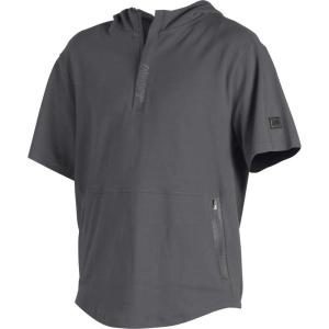 Rawlings | Half-Zip Short Sleeve Hoodie | Gold Collection Series | Adult | Multiple Sizes/Styles(Dark Grey)