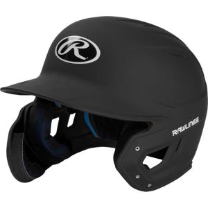 Rawlings | MACH Adjust Baseball Batting Helmet | Adjustable Face Guard | Matte | JR & SR Sizes | Multiple Colors(Matte Black)