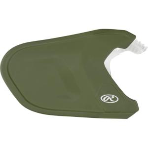 Rawlings | MACH Adjust Face Guard | Adjustable Extension Piece | Fits Mach Series Helmets | Matte| LHB & RHB Options(Matte Military Green)