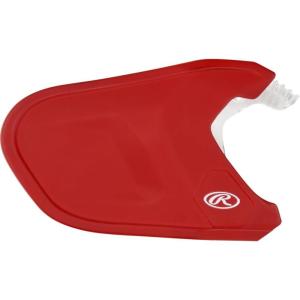 Rawlings | MACH Adjust Face Guard | Adjustable Extension Piece | Fits Mach Series Helmets | Matte| LHB & RHB Options(Matte Scarlet)