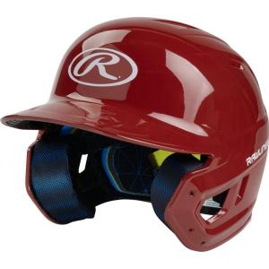 Rawlings | MACH Baseball Batting Helmet | Gloss | JR & SR Sizes | Multiple Colors(Gloss Cardinal)
