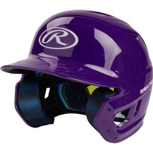 Rawlings | MACH Baseball Batting Helmet | Gloss | JR & SR Sizes | Multiple Colors(Gloss Purple)