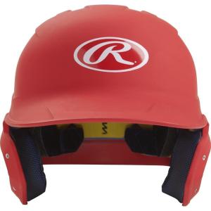 Rawlings | MACH Baseball Batting Helmet | Matte | JR & SR Sizes | Multiple Colors(Matte Scarlet)