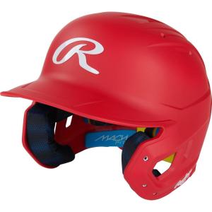 Rawlings | MACH FIT Baseball Batting Helmet | Multi-Directional Flex | Fits 6 3/8″ – 7 5/8″ | Multiple Colors(Red)