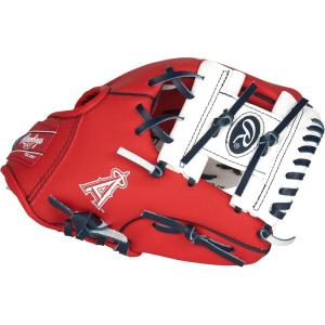 Rawlings | MLB Players Glove Series | T-Ball & Youth Baseball Gloves | 10″ | All MLB Teams(Los Angeles Angels of Anaheim)