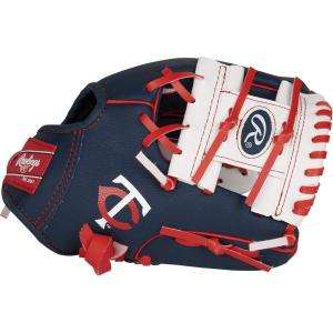 Rawlings | MLB Players Glove Series | T-Ball & Youth Baseball Gloves | 10″ | All MLB Teams(Minnesota Twins)