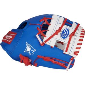 Rawlings | MLB Players Glove Series | T-Ball & Youth Baseball Gloves | 10″ | All MLB Teams(Toronto Blue Jays)
