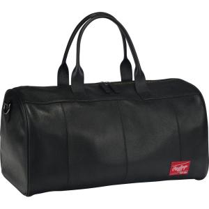 Rawlings | Men’s Leather Weekender Duffle Bag Collection(Black | Strike Out Collection)