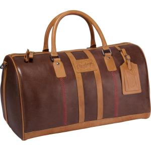 Rawlings | Men’s Leather Weekender Duffle Bag Collection(Brown | Heritage 1887 Collection)