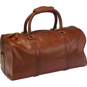 Rawlings | Men’s Leather Weekender Duffle Bag Collection(Brown | Home Run Collection)