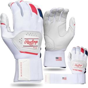 Rawlings | Workhorse Baseball Batting Gloves | Compression Strap | Adult Sizes | Multiple Colors(USA)