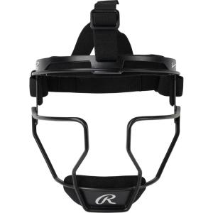 Rawlings HI-VIZ Fastpitch Softball Fielders Mask | Youth & Adult(Black)