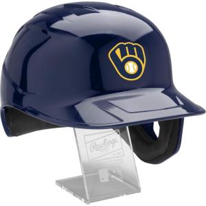 Rawlings Official MLB Mach Pro Replica Baseball Batting Helmet Series(Milwaukee Brewers)