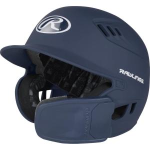 Rawlings R16 Velo Reversible EXT Batting Helmet | Reversible Face Guard(Matte Navy)