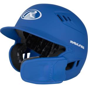 Rawlings R16 Velo Reversible EXT Batting Helmet | Reversible Face Guard(Matte Royal)