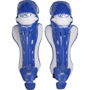 Rawlings Rawlings | MACH Catcher’s Leg Guards | Baseball | NOCSAE Certified | Adult & Intermediate Sizing | Multiple Colors(Royal Blue)