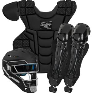 Rawlings Rawlings | MACH Series Cather’s Set | Baseball | NOCSAE Certified | Adult & Intermediate Sizing | Multiple Colors(Black / Black)
