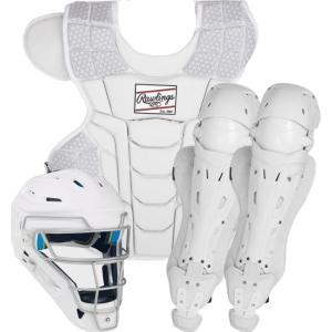 Rawlings Rawlings | MACH Series Cather’s Set | Baseball | NOCSAE Certified | Adult & Intermediate Sizing | Multiple Colors(White / White)