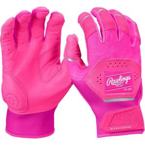Rawlings Rawlings | Workhorse Baseball Batting Gloves | Adult Sizes | Multiple Colors(Electric Unicorn Pink)