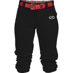 Rawlings Women’s Launch Series Fastpitch Softball Pants | Adult Sizes | Multiple Colors(Black)