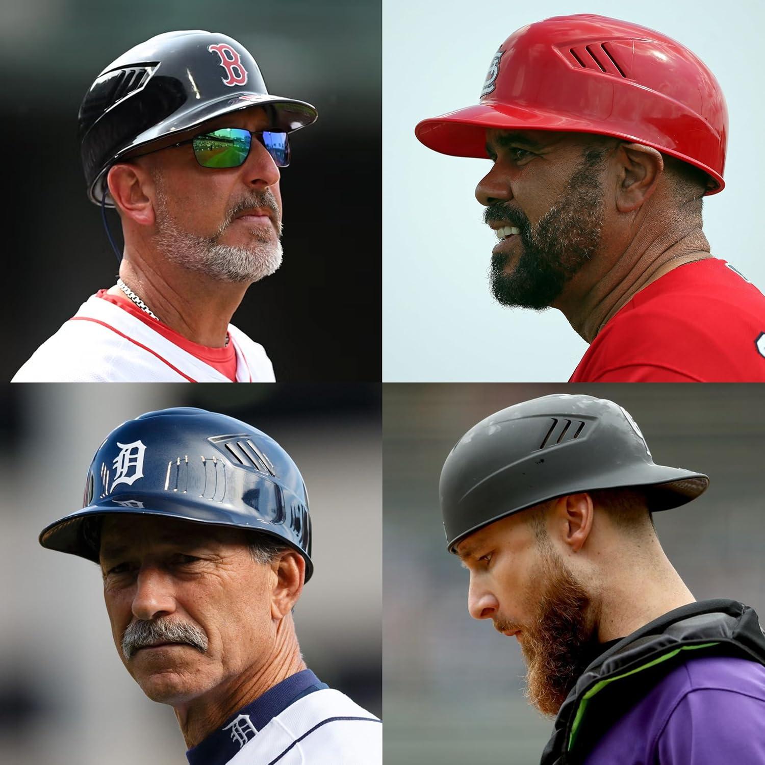 imageRawlings COOLFLO Base Coach Helmet Matte Skull Cap Multiple SizesStylesMatte Scarlet