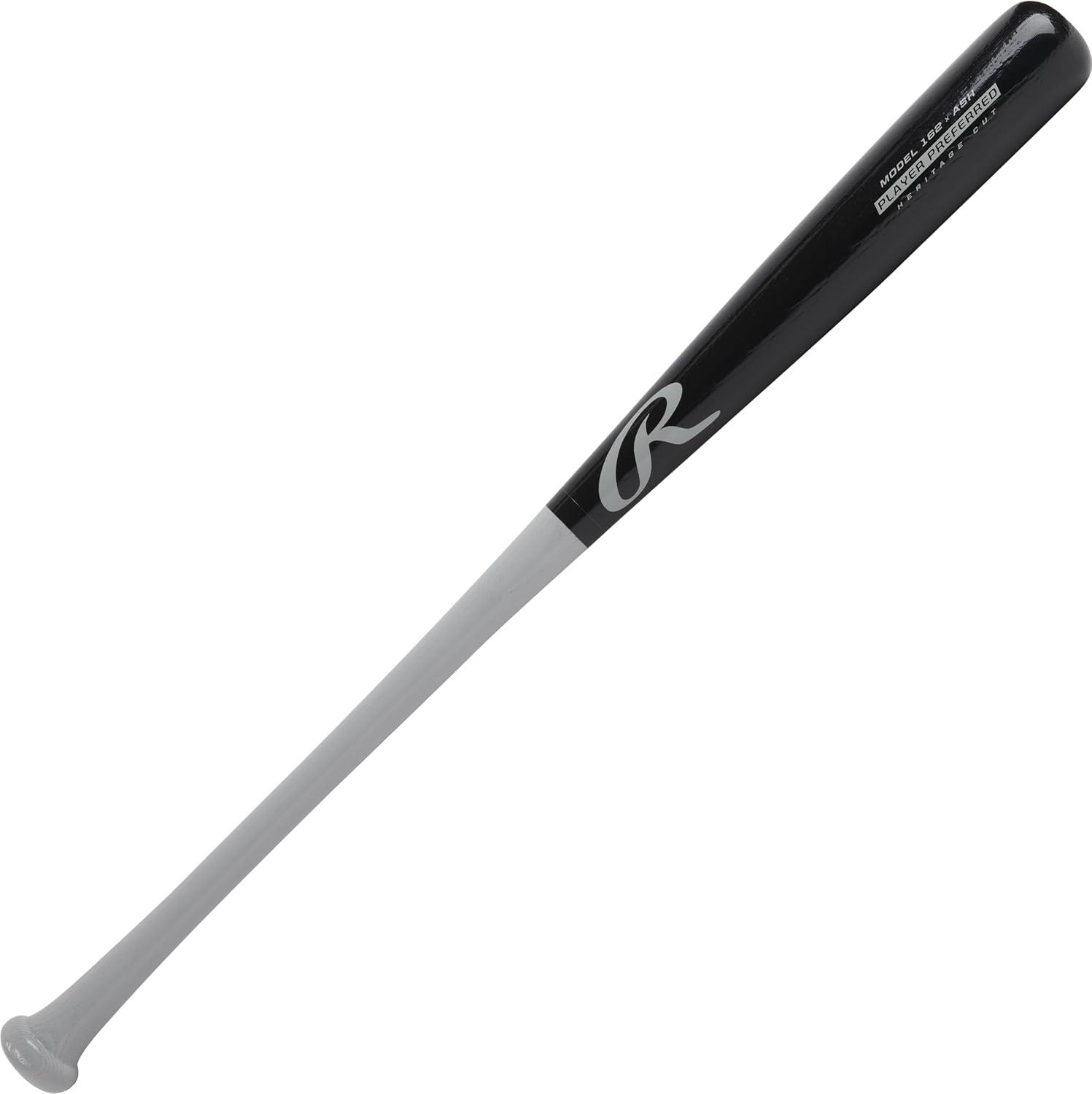 imageRawlings  Youth Wood Baseball Bat  Ash  Multiple Sizes ampamp ColorsBlack  Grey  162Y  Player Preferred Series