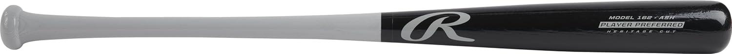 imageRawlings  Youth Wood Baseball Bat  Ash  Multiple Sizes ampamp ColorsBlack  Grey  162Y  Player Preferred Series
