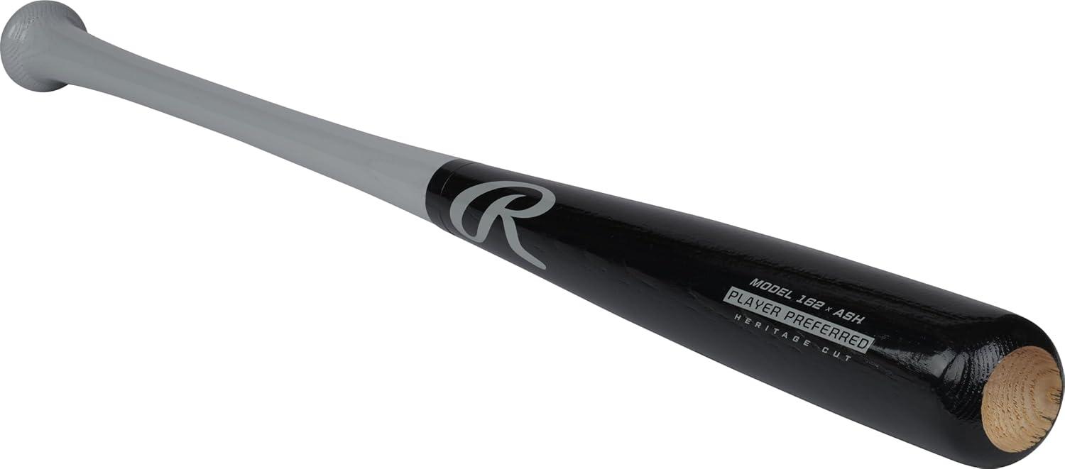 imageRawlings  Youth Wood Baseball Bat  Ash  Multiple Sizes ampamp ColorsBlack  Grey  162Y  Player Preferred Series