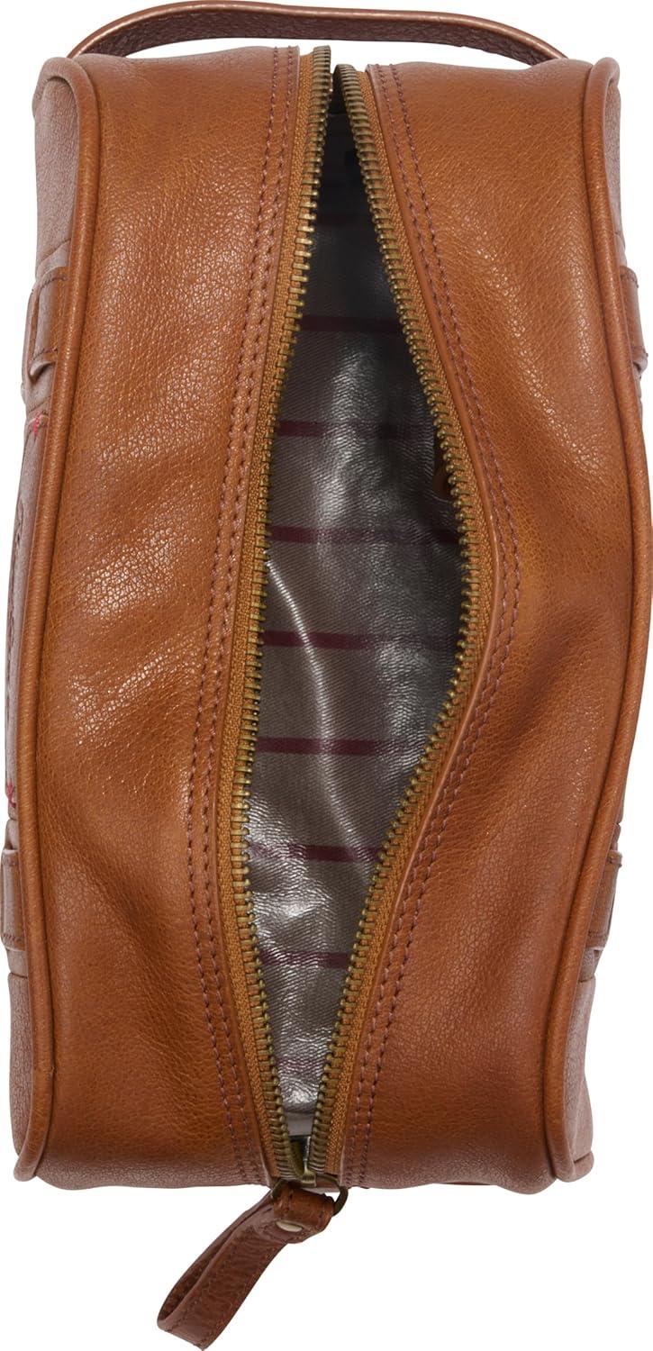 imageRawlings Travel Kit Toiletry Bag Collection Leather Multiple Styles ampamp ColorsBrown Home Run Collection