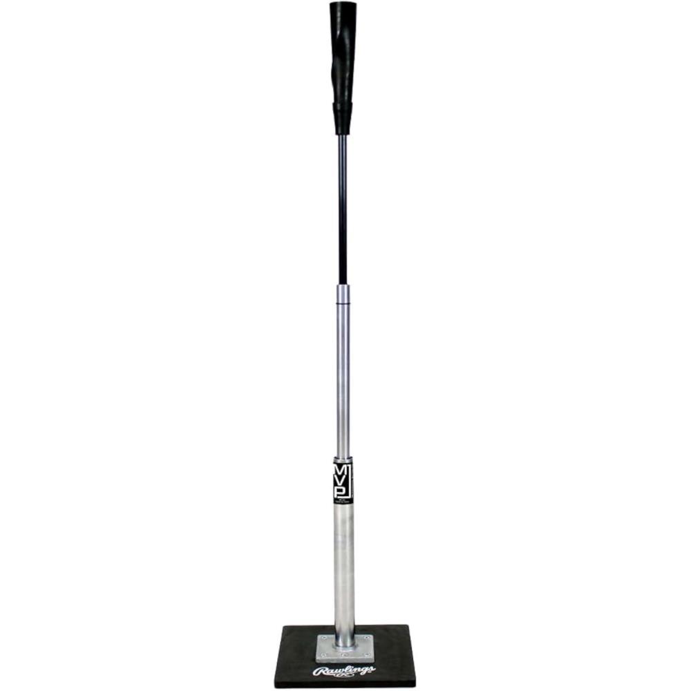 imageRawlings MVP Batting Tee Heavy Duty Rubber Base Adjustable Height 24quot46quot