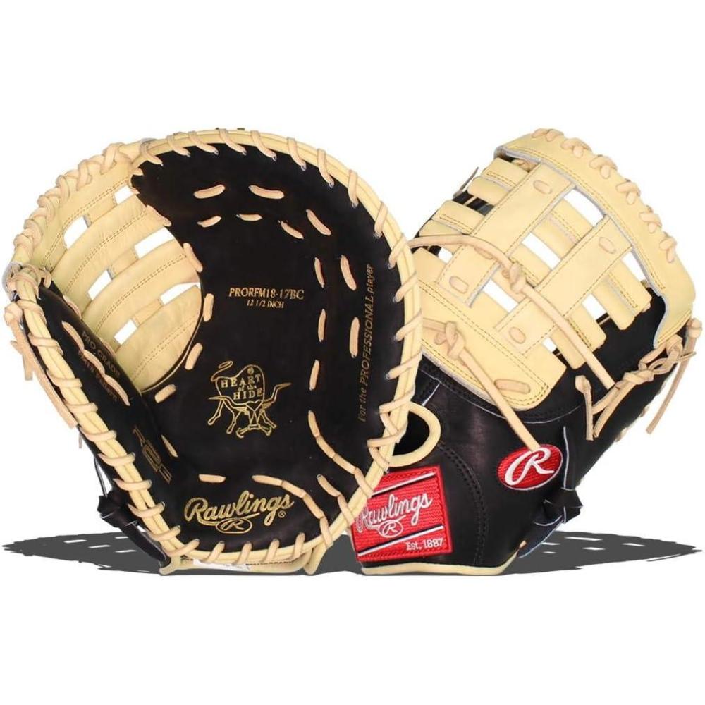 imageRawlings Heart of the Hide Baseball Glove SeriesBlackCamel  R2G  First Base