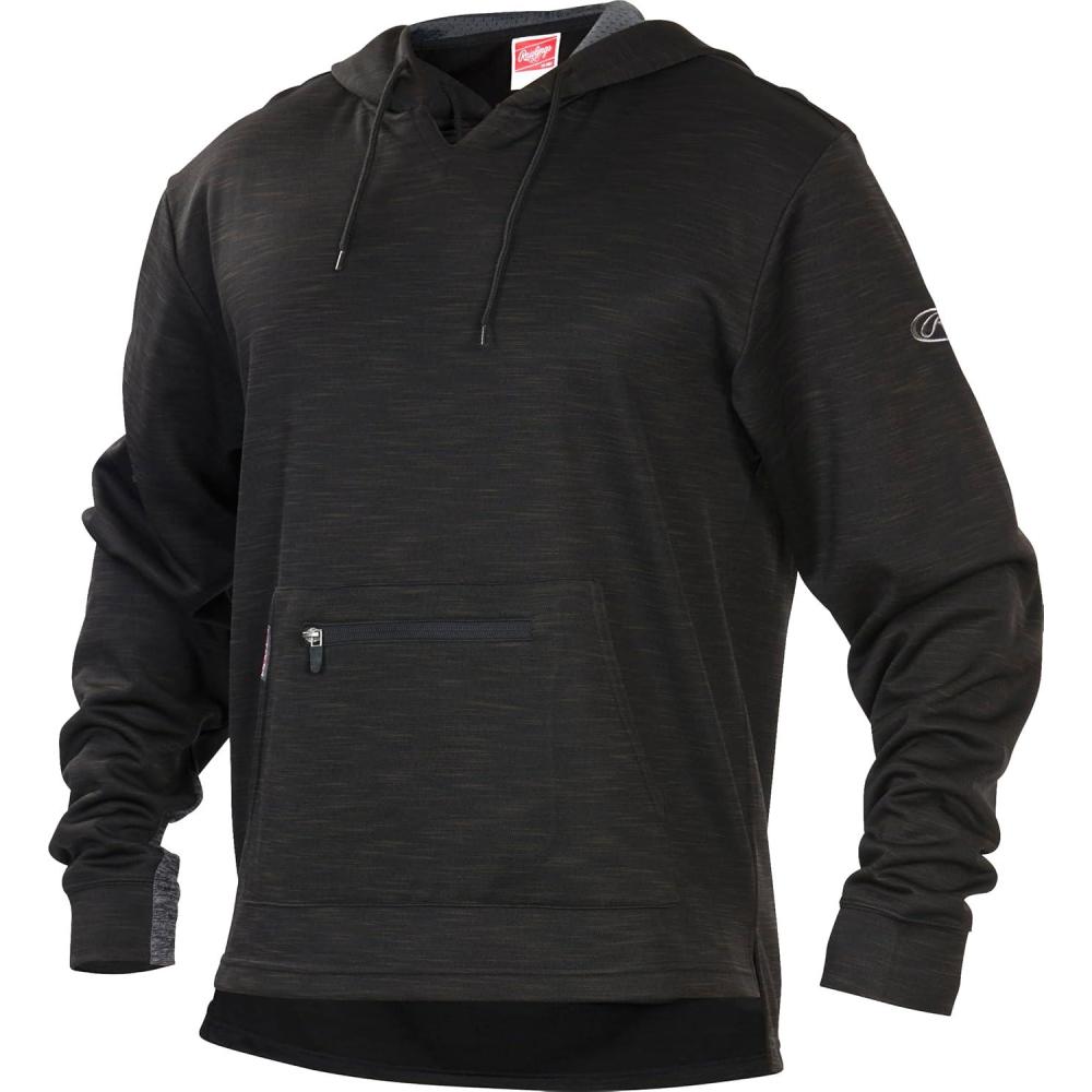 imageRawlings Mens Adult Brushed Performance Fleece Hoodie SeriesBlack