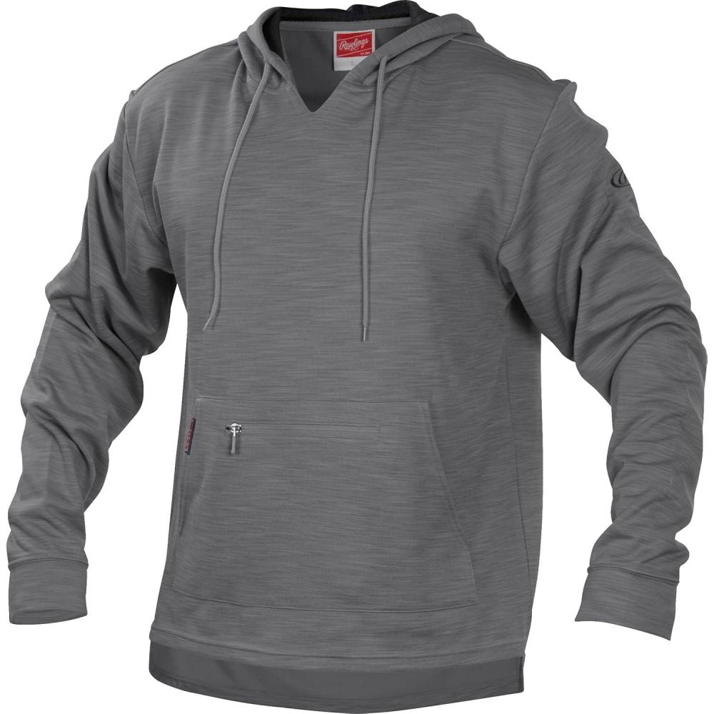 imageRawlings Mens Adult Brushed Performance Fleece Hoodie SeriesGrey