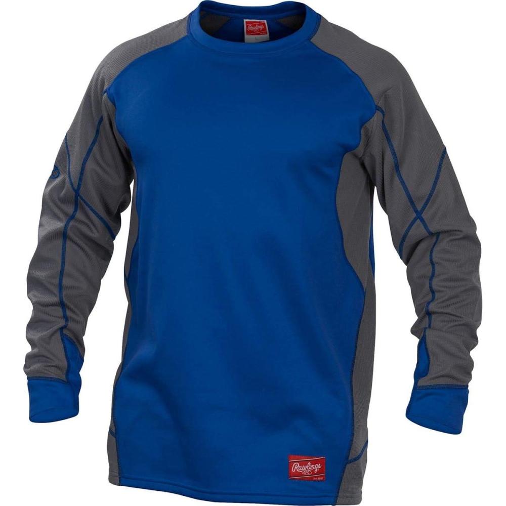 imageRawlings Mens Adult Dugout Fleece Pullover SeriesRoyal Blue