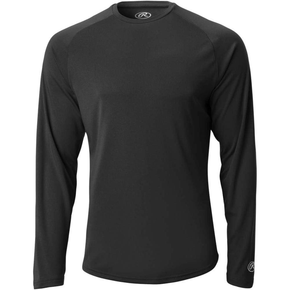 imageRawlings Mens Adult Tech Long Sleeve Shirt SeriesBlack