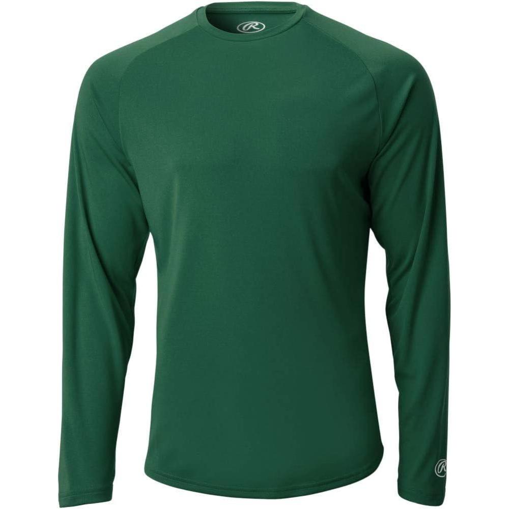 imageRawlings Mens Adult Tech Long Sleeve Shirt SeriesGreen