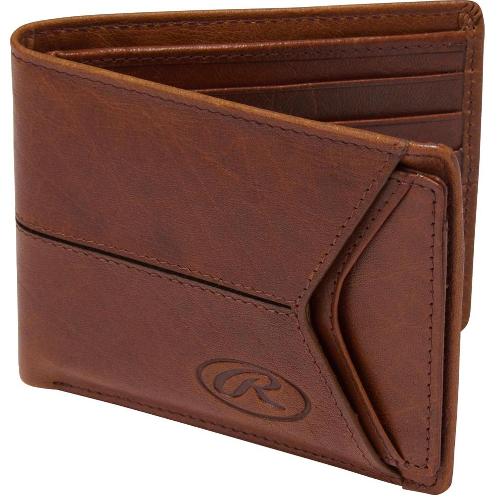imageRawlings Mens Bifold Wallet CollectionTan  Insert Included  Debossed Logo