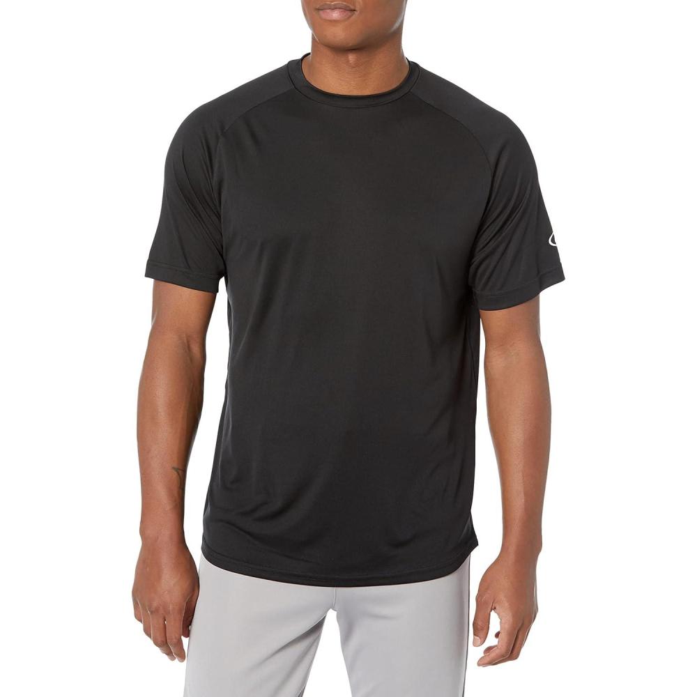 imageRawlings Mens Mens  Athletic Tech Short Sleeve Shirt  Adult Sizes  Multiple ColorsBlack